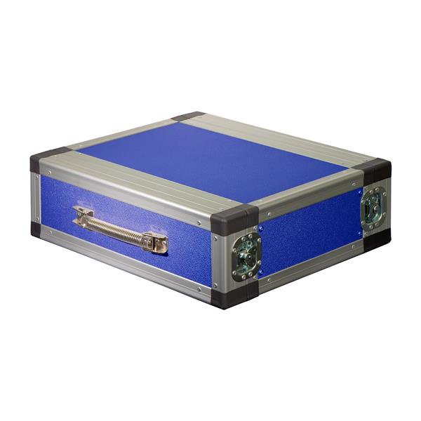 MS-Case Lite mobil konténer (19" x 3U x 35 cm, kék)