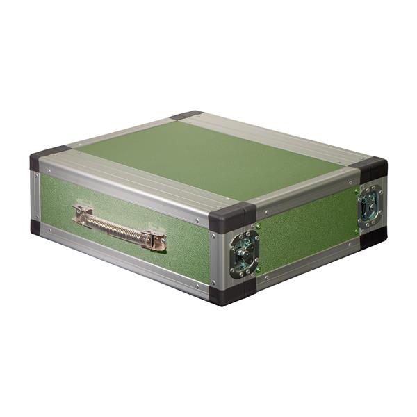 MS-Case Lite mobil konténer (19" x 3U x 35 cm, zöld)