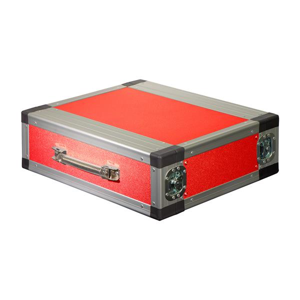 MS-Case Lite mobil konténer (19" x 3U x 40 cm, piros)
