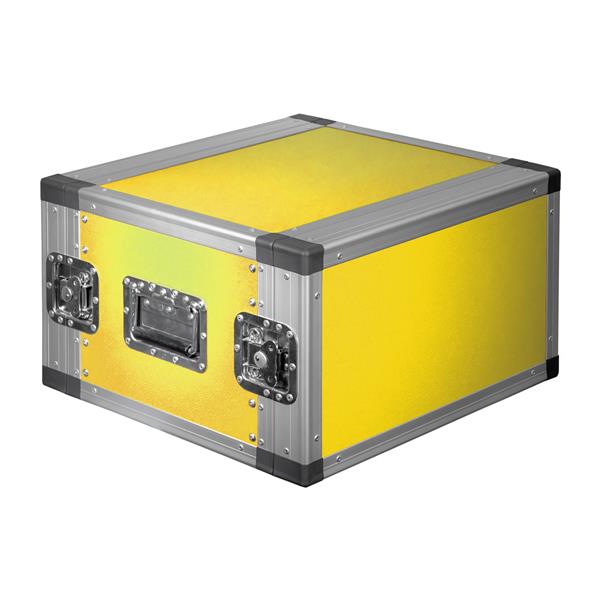 MS-Case Lite mobil konténer (19" x 6U x 30 cm, sárga)