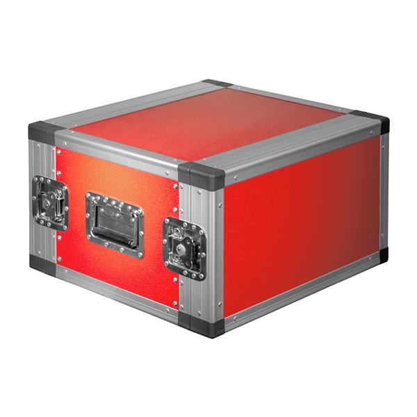 MS-Case Lite mobil konténer (19" x 6U x 35 cm, piros)