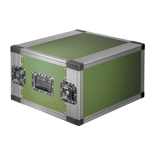 MS-Case Lite mobil konténer (19" x 6U x 40 cm, zöld)