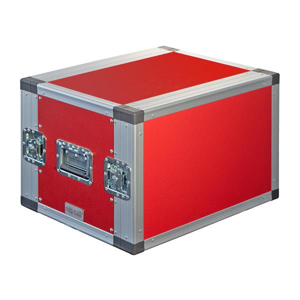 MS-Case Lite mobil konténer (19" x 8U x 40 cm, piros)